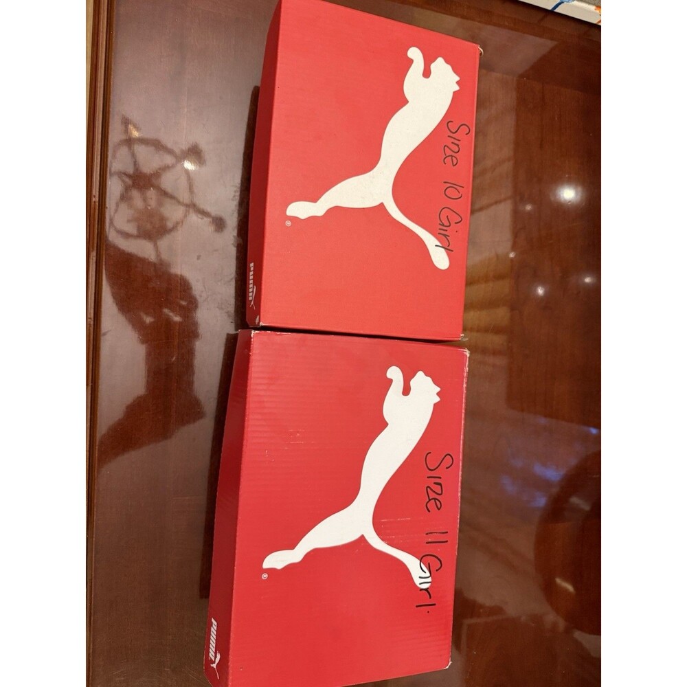 2 Pairs PUMA Softride One4All Sunset Girls Sneakers 10C 11C NEW IN BOX Pink